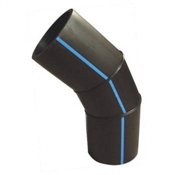 CURVA 45 SEGMENTADA PE100 SPIGOT TERMOFUSÃO