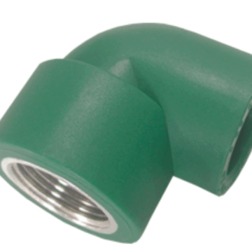JOELHO 90 PPR VERDE ROSCA FÊMEA