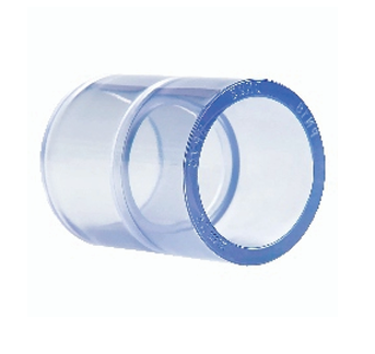 LUVA PVC-U TRANSPARENTE
